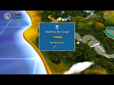 Lego Jurassic World - Bonus Level #4 - Indominus Rex Escape!!