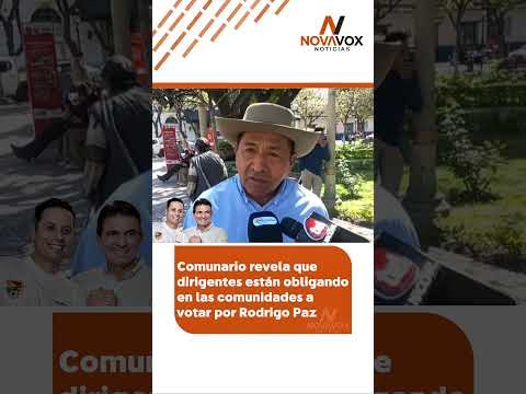 🟠 URGENTE Un comunario del municipio de San Pedro de Buena Vista en #Tarija denunció