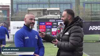 ARKO MEN BUSİNESS CUP ANKARA / 2. HAFTA / TÜGİAD - CCN HOLDİNG  MAÇ SONU RÖPORTA