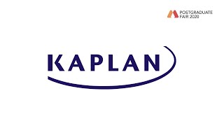 PG Virtual Fair 2020 - Kaplan Zoom (3:30pm)