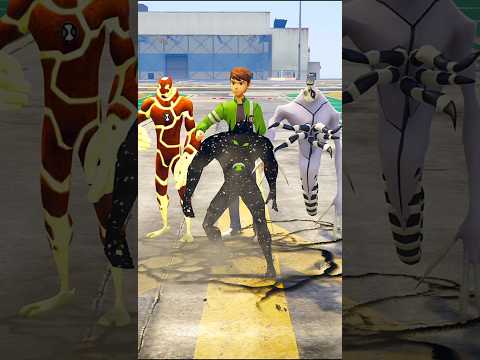 BEN10 VS ANIME ENEMIES - BATTLE #shorts