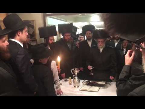 Seret visnitz rebbe Jan 2017 in Golders Green for shabbot