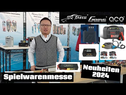 Neuheiten bei Gens Ace G-Tech Akkus Ladegeräte Starthilfe - Spielwarenmesse 2024