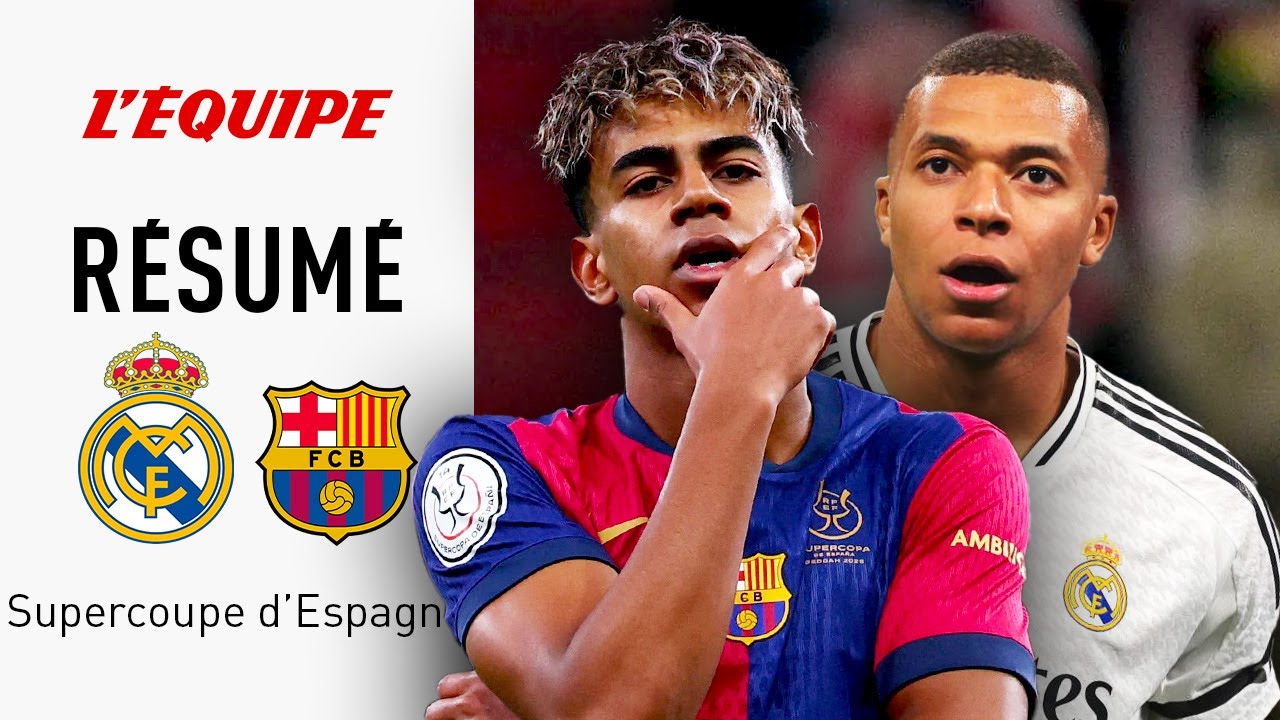 Supercoupe 2025 - SPECTACULAIRE FINALE ! Le Barça corrige le Real Madrid dans un match fou