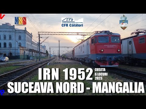 Suceava - Mangalia IRN 1952 | Calatorie si prezentare vagon cuseta 6 locuri pana la Mare