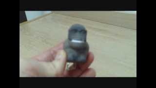Gorilla key chain with led
