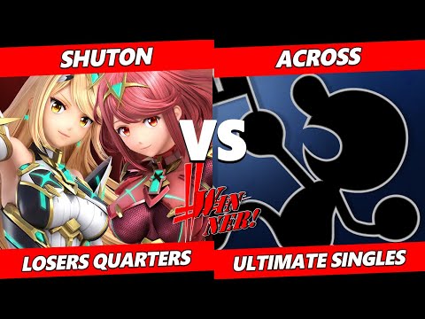 WINNER! Next Gen Losers Quarters - Shuton (Pyra Mythra) Vs. Across (Game & Watch) SSBU Ultimate
