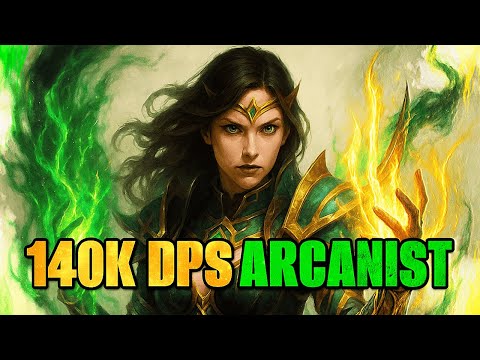 140K+ DPS Magicka Arcanist Build🟢 | Templar + Nightblade Subclass | ESO Meta