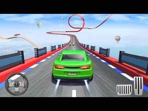 impossible police mega ramp car games -police car racing stunts 3d gameplay video car racing game