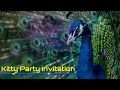 Kitty Party Invitation ||PeacockTheme||