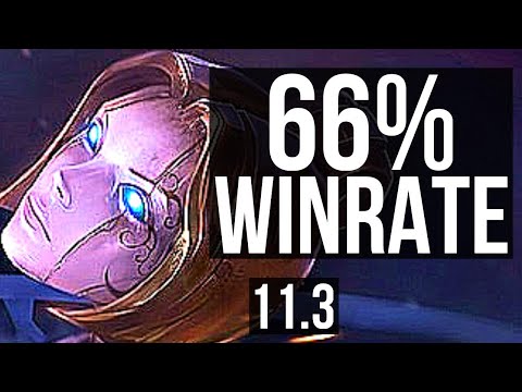 ORIANNA vs GALIO (MID) | Rank 1 Ori, 66% winrate, Rank 9, 6/3/12 | EUW Challenger | v11.3