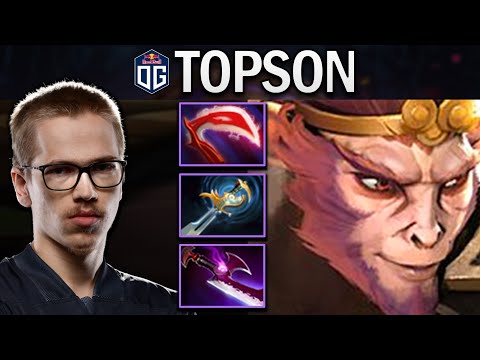 OG.TOPSON MONKEY KING - BACK TO MID - DOTA 2 7.30 GAMEPLAY