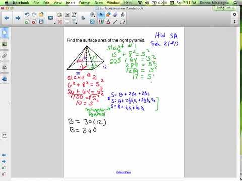 Surface Area Pyramids conclusion   Broadband