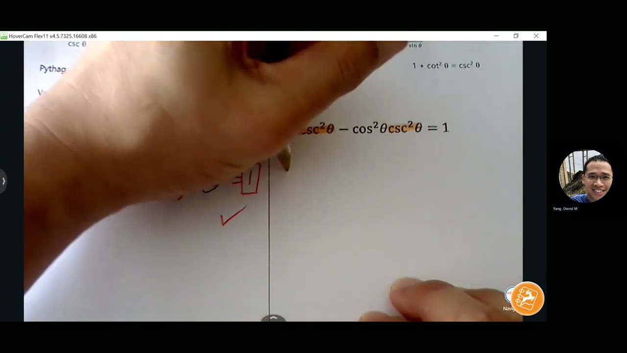 Trig Identities Quiz Review WS 1