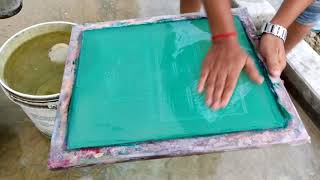Wedding card screen printing process || शादी के कार्ड को प्रिंट करने का प्रक्रिया ।।