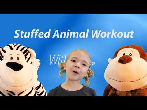 Fun Workout With Stuffed Animals