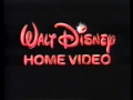 Walt Disney Home Video 1991 Company Logo VHS Capture