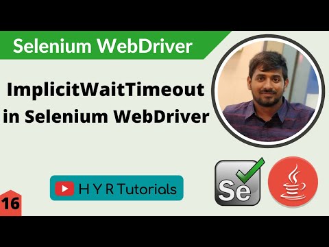 P17 Implicit Wait Timeout In Selenium Webdriver Selenium Java