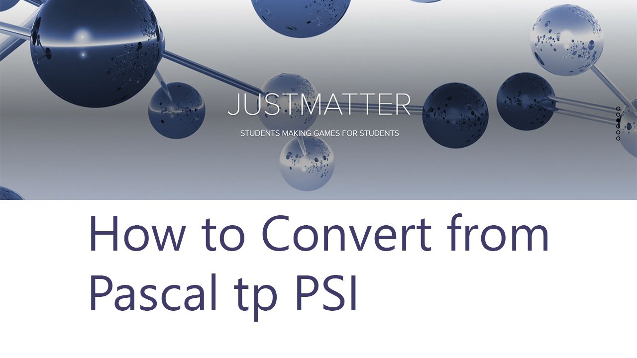 How to Convert from Pascal to Psi