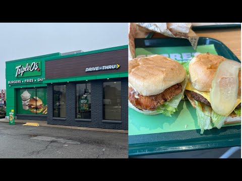 Triple O’s Review - I try Triple O’s for the first time. Fast Food Canada (Niagara Falls)
