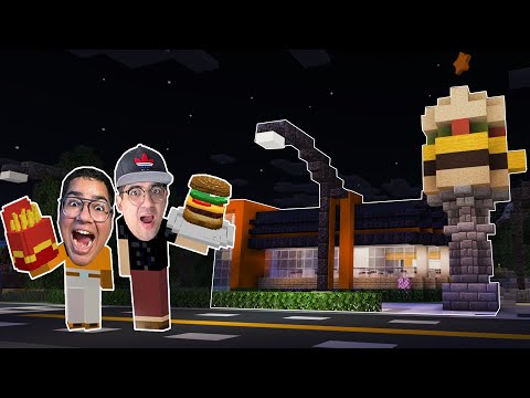 VIRAMOS DONOS DE RESTAURANTE POR UM DIA NO MINECRAFT!