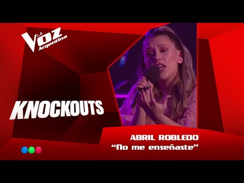 Abril Robledo - “No me enseñaste” - Team Miranda! - Knockouts - La Voz Argentina 2025