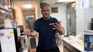 Mark came to the kitchen today