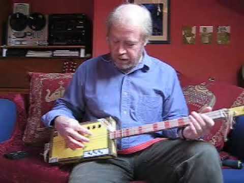open E tuning for a cigar box guitar