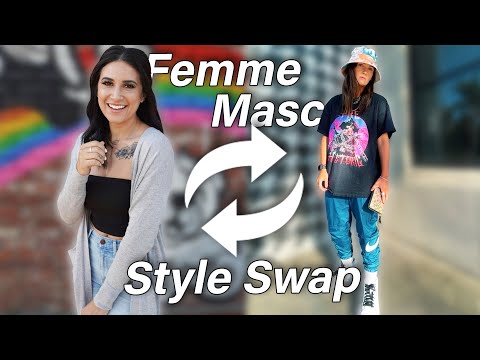 MASC FEMME STYLE SWAP! (Meet My Bae)