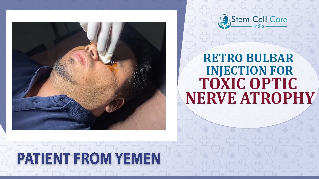 Patient from Yeman for Toxic Optic Nerve Atrophy Treatment Retrobulbar during Retro Bulbar Injection