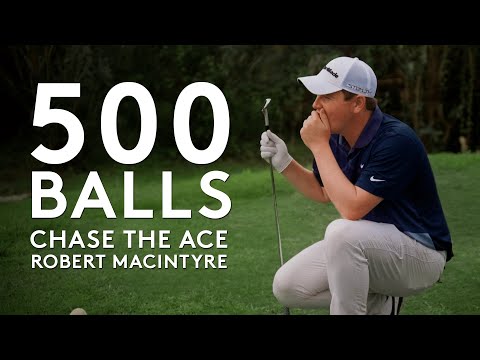 Robert MacIntyre Tries to Make a Hole-In-One with 500 balls