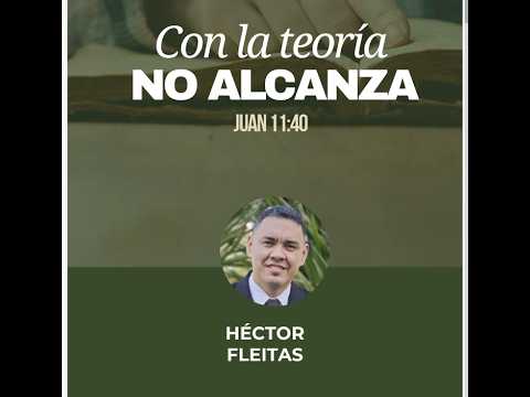 Con la teoría NO ALCANZA: Héctor Fleitas. Sábado 11 abril 26