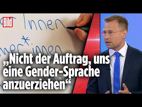 Experten fordern: Schluss mit der Gender-Sprache bei ARD und ZDF | Sebastian Geisler