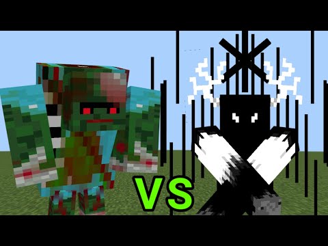 EPIC ZOMBIE GOLEM vs WARDEN BATTLE - Who Wins in Minecraft?