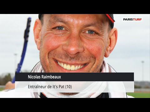 Nicolas Raimbeaux, entraîneur de It's Pat (19/09 à Paris-Vincennes)