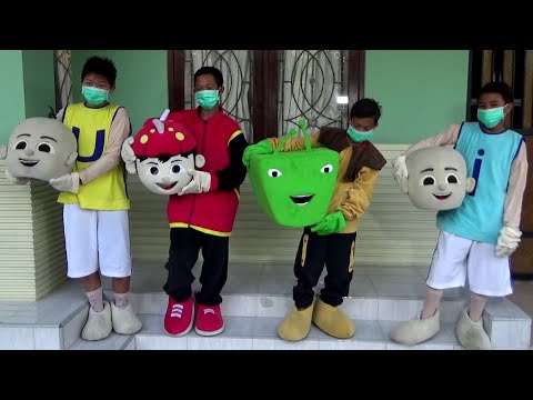 My Friends UNBOXING COSPLAYS BoBoiBoy Adu Du Upin Ipin - Instrument Song Lily On My Way Alan Walker Video