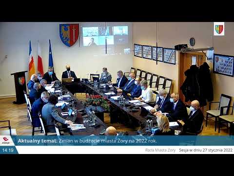 Sesja Rady Miasta Żory - 27.01.2022 r.