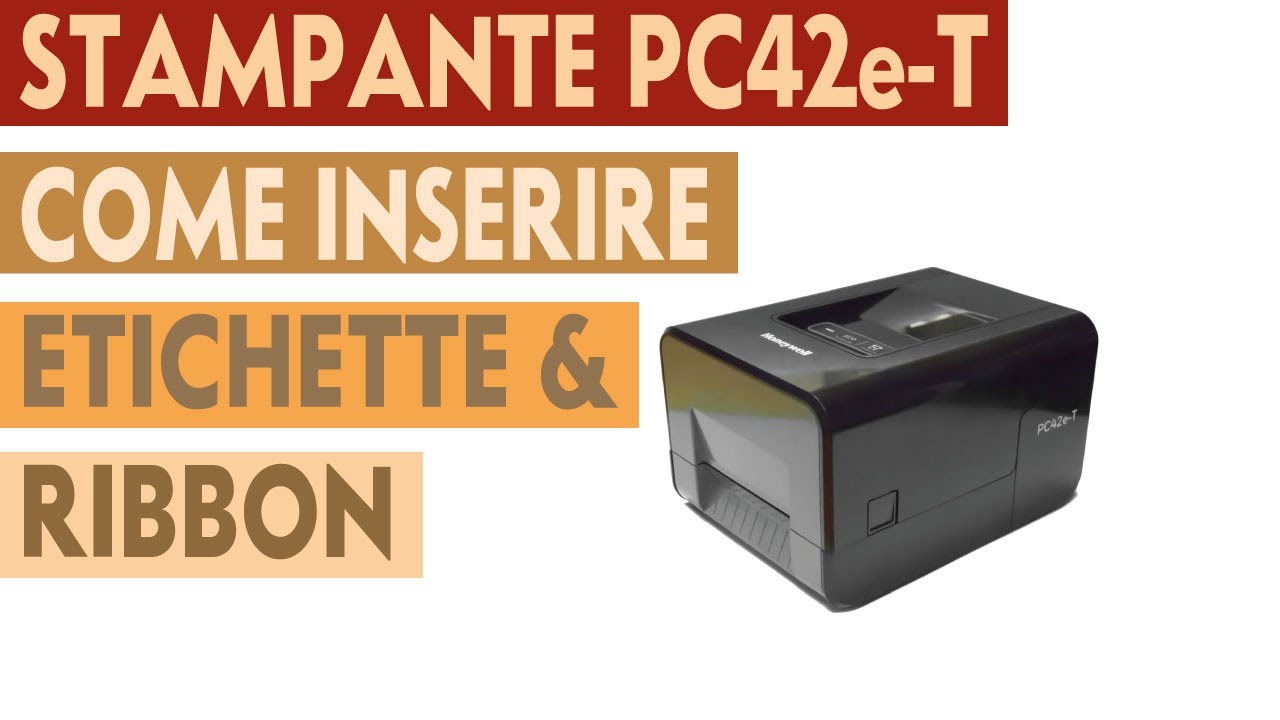 טעינת רדיד דיו במדפסת מדבקות PC42E-T