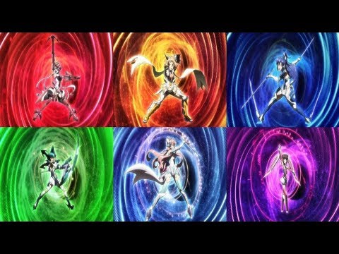 Senki Zesshou Symphogear AXZ (Transformations Comparison)
