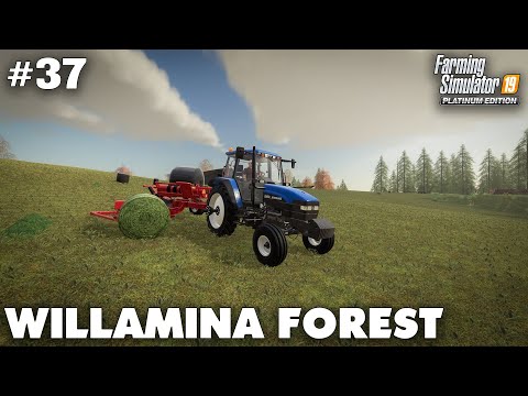 Willamina Forest #37 Late Autumn Silage Work, Farming Simulator 19 Timelapse, Seasons