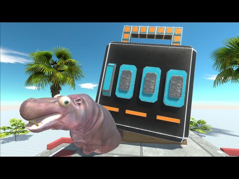 Falling 1000 kg on Animals - Animal Revolt Battle Simulator