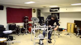 Video thumbnail for KAT KT2 Electronic Drum Set Setup by Steve Weiss Music