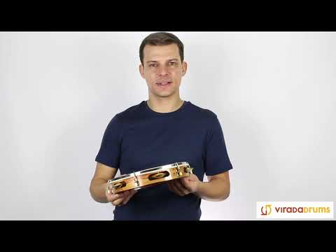 Zezinho 10" Pandeiro (skin/couro) review