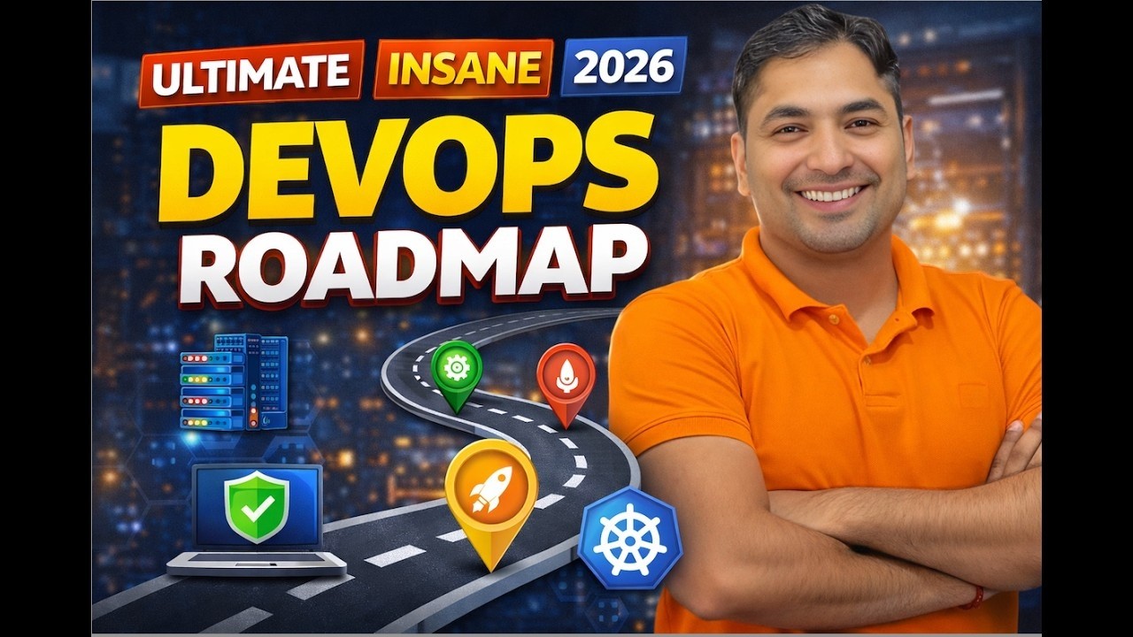 DevOps Roadmap 2026 (ZERO to JOB) | Skills, Tools & Projects | Kuberentes | Terraform | Cloud