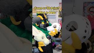 Foam or 3D Print? #fursuitmaker #fursuit #costume