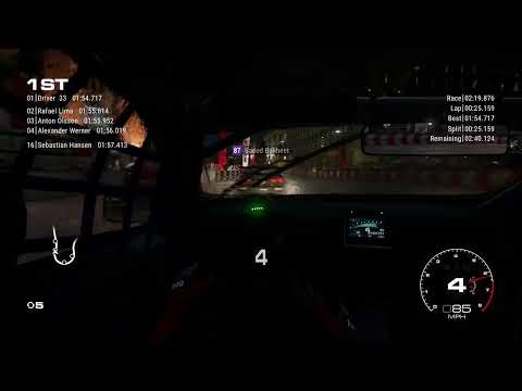 Grid (2019) Gameplay #32 TC-2, Time Attack In Rain.