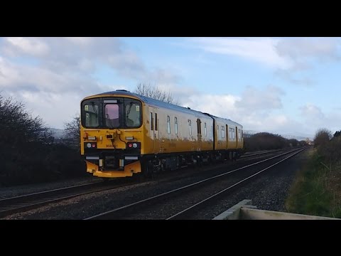 Prestatyn 21.3.2017 - Network Rail DMU test train 950001