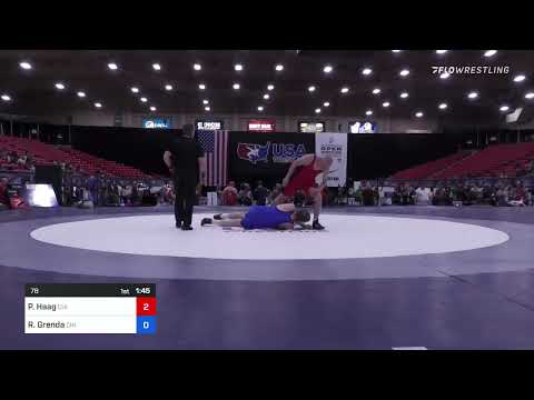 78 Lbs Rr Rnd 1 - Peter Haag, Chicago Wrestling Club Vs Ronald Grenda, Chicago Wrestling Club 3a24