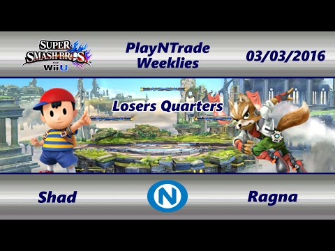 PnT 03/03/16 - Ragna (Fox) vs. Shad (Ness) - Losers Quarters - SSB4