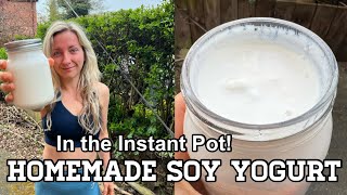 Soy Yogurt in the Instant Pot | Only 2 Ingredients